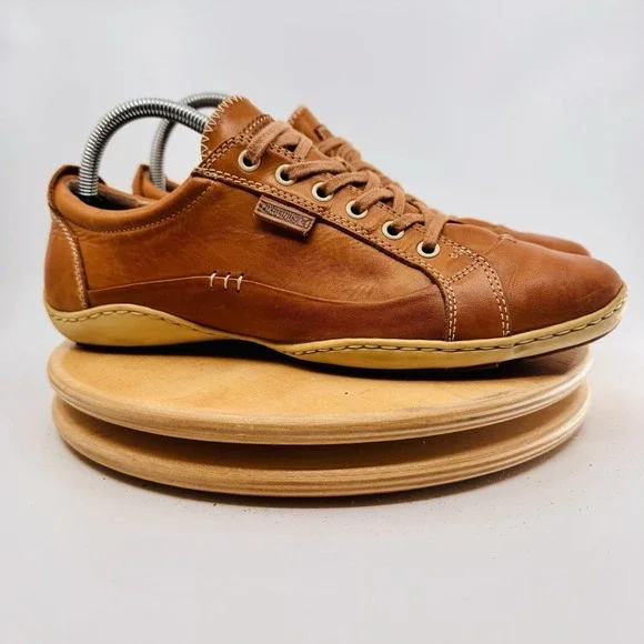 Pikolinos Sneakers Shoes Womens 11 Brown Leather Casual Comfort EU 42 Men's 8.5 - Picture 3 of 8